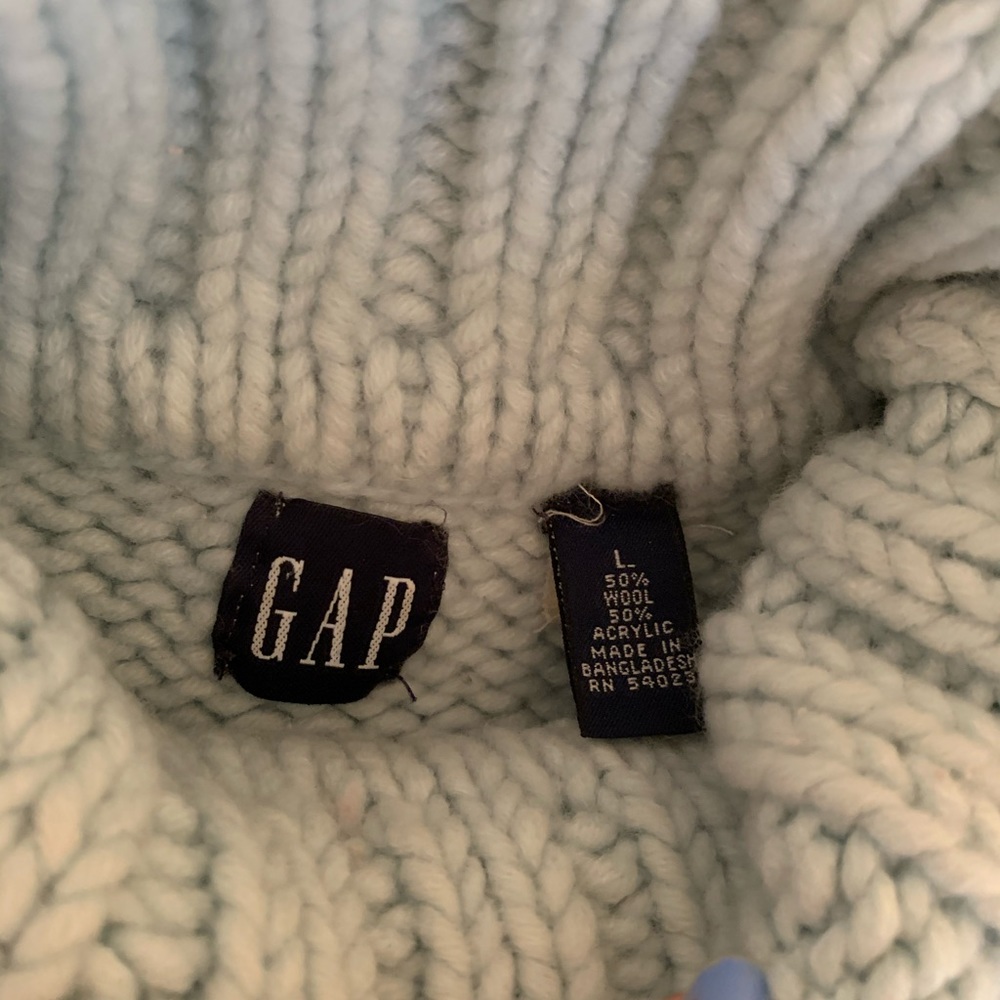 Gap Lightblue turtle neck knit